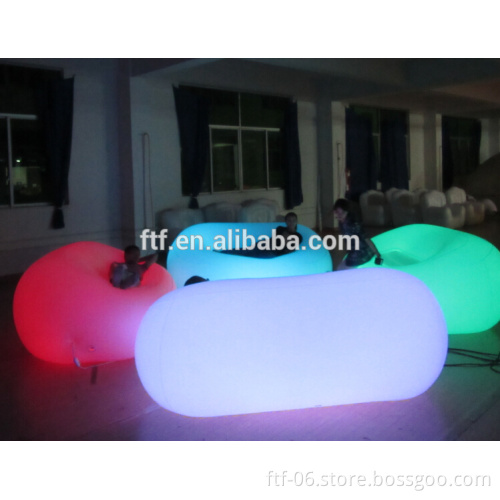 Beautiful LED inflatable sofa